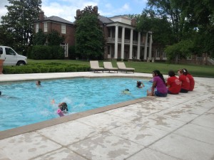 We had a blast in the pool!